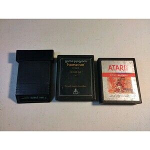 Atari 2600 Baseball Games Lot Of 3 - Tested & Work